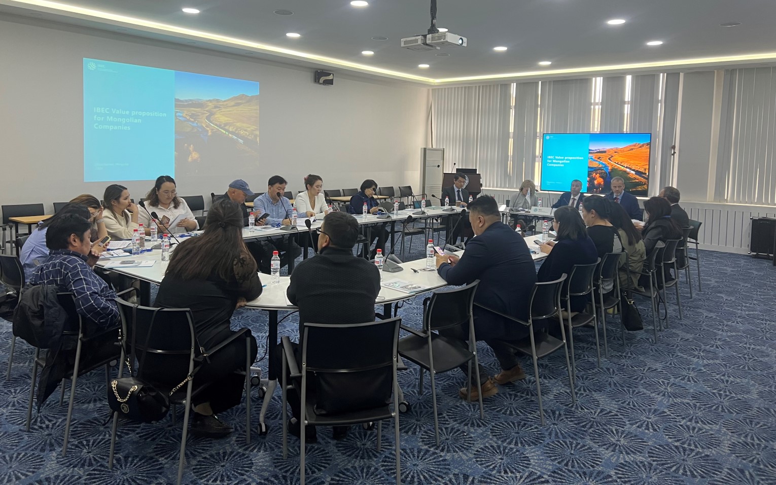 IBEC presented its value proposition for Mongolian companies and held meetings with banks